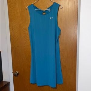 Reebok Sportswear Activewear Blue Sleeveless Backless Dress